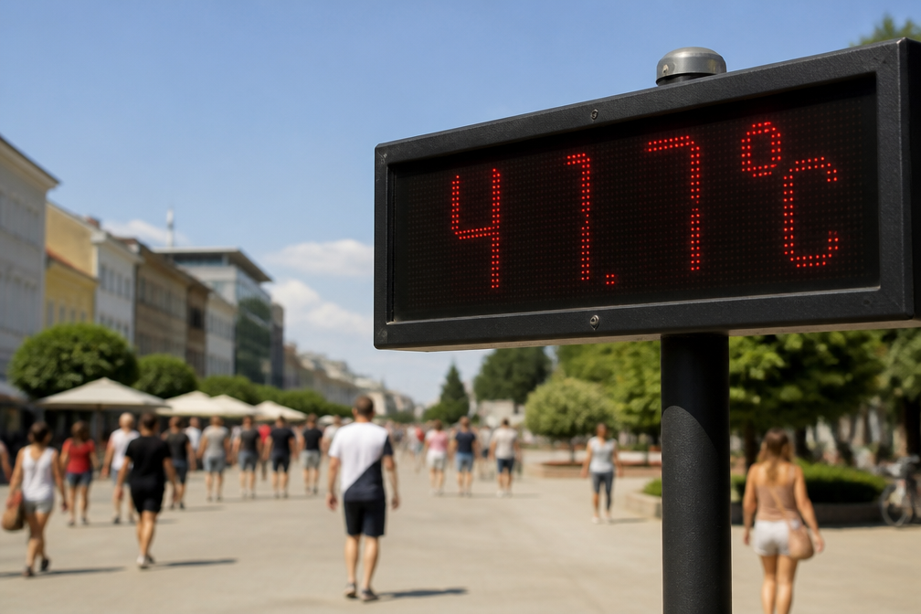 Duitsland meldt nieuw warmterecord van 41,7 graden bij Poolse grens