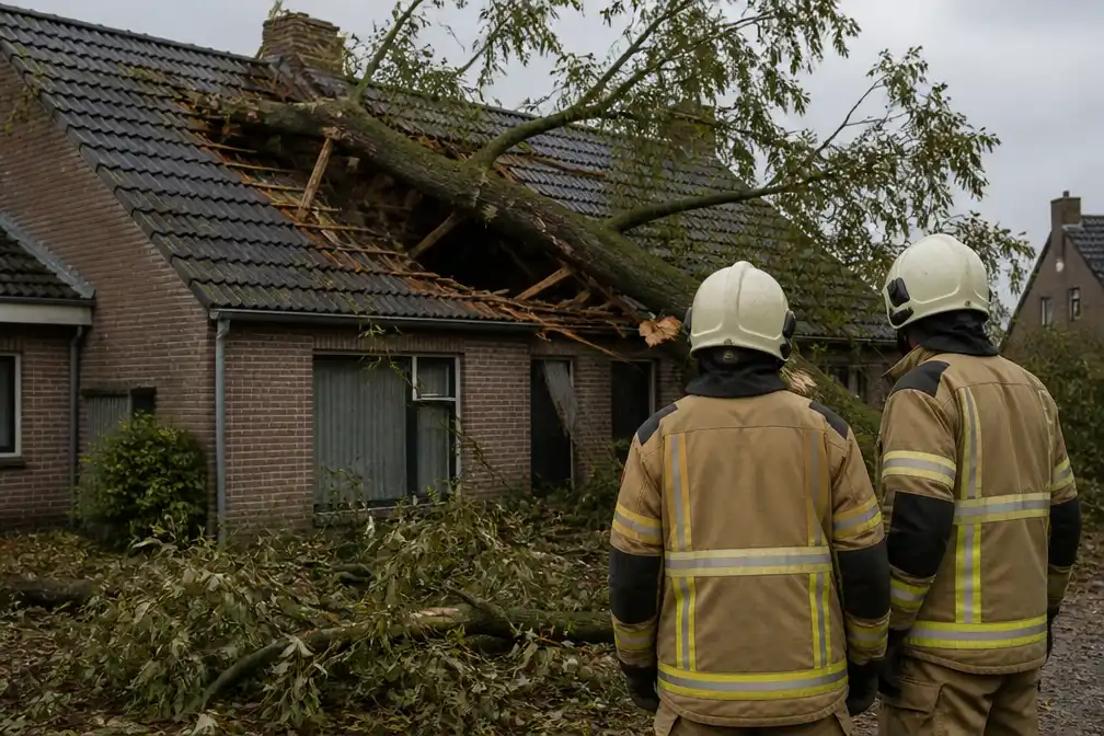 Limburgse brandweer krijgt opnieuw tientallen oproepen na stormachtige nacht