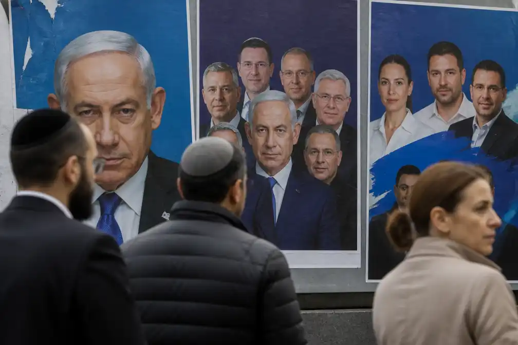 Verdeeld Israël maakt zich op voor beslissende verkiezing na drie jaar oorlog