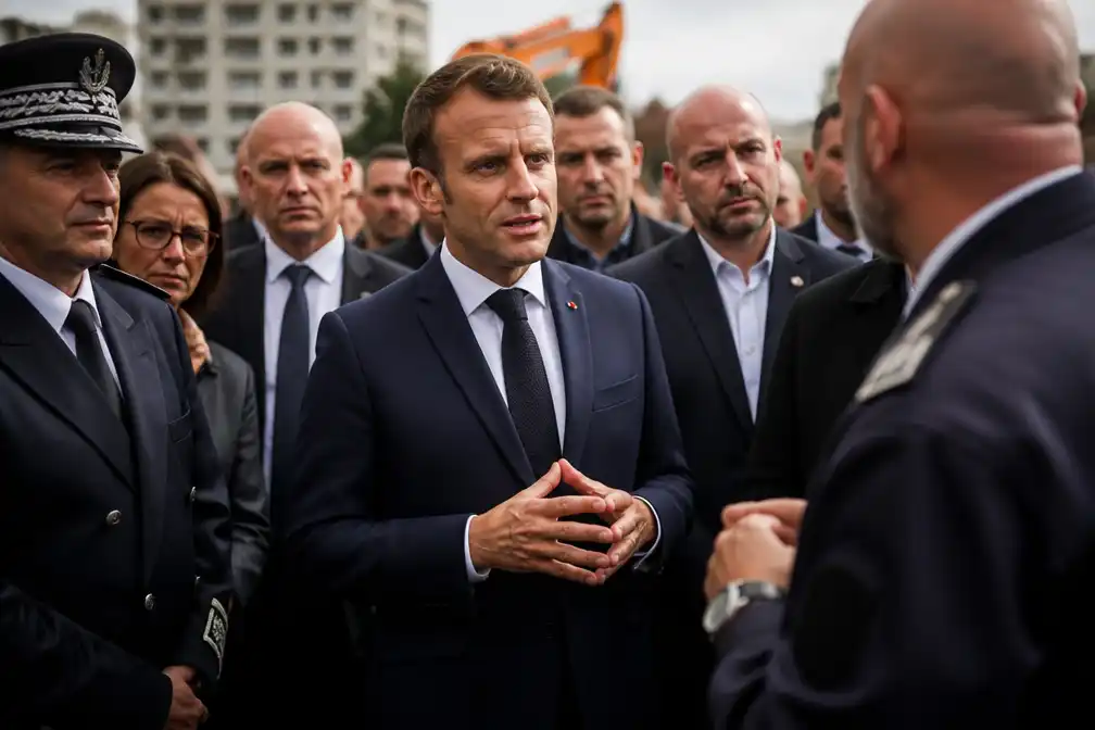 Macron erkent fouten bij protestgeweld van 17 oktober: 'Totaal niet voorzien'