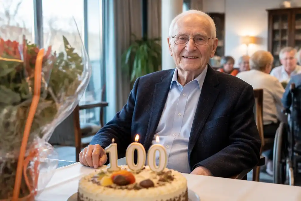 Paul Decuypere viert honderdste verjaardag in residentie Binnenhof in Roeselare