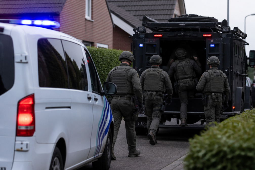 Man verschanst zich in woning in Opoeteren, politie en interventieteam aanwezig
