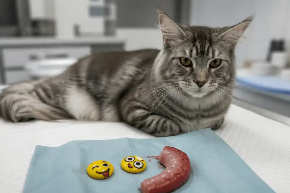 Dierenartsen Kortenberg opereren twee katten na inslikken Aldi-stickies