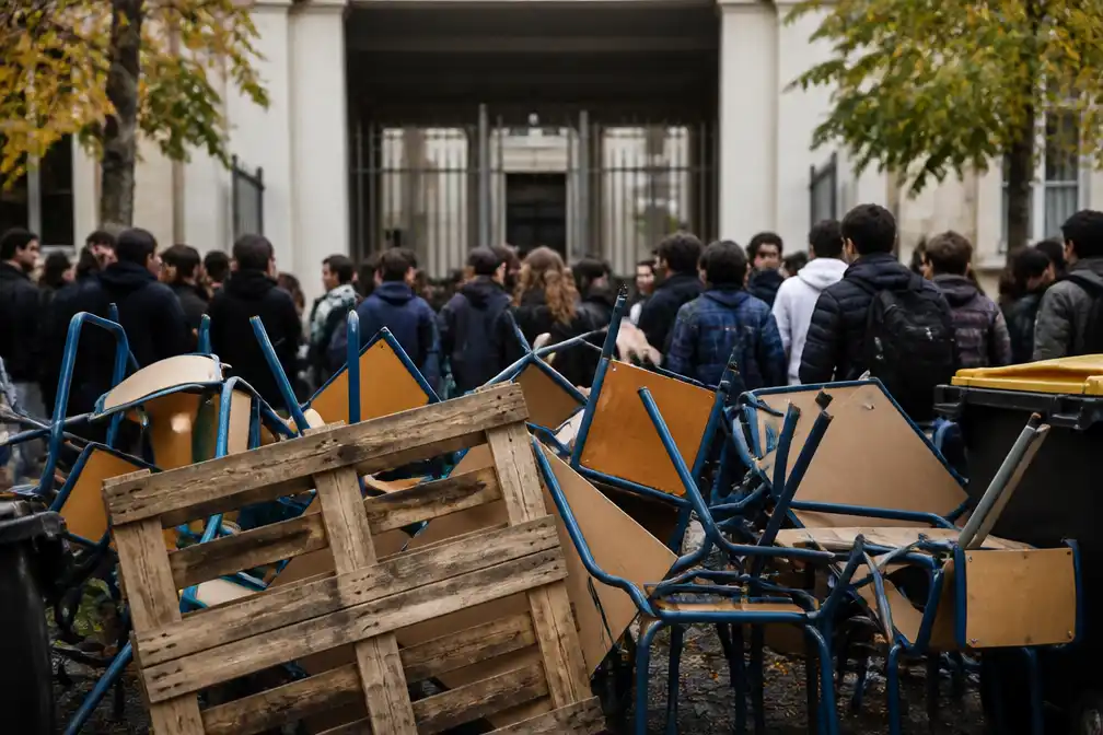 Franse scholierenbond roept op tot voortzetting van blokkades ondanks concessies