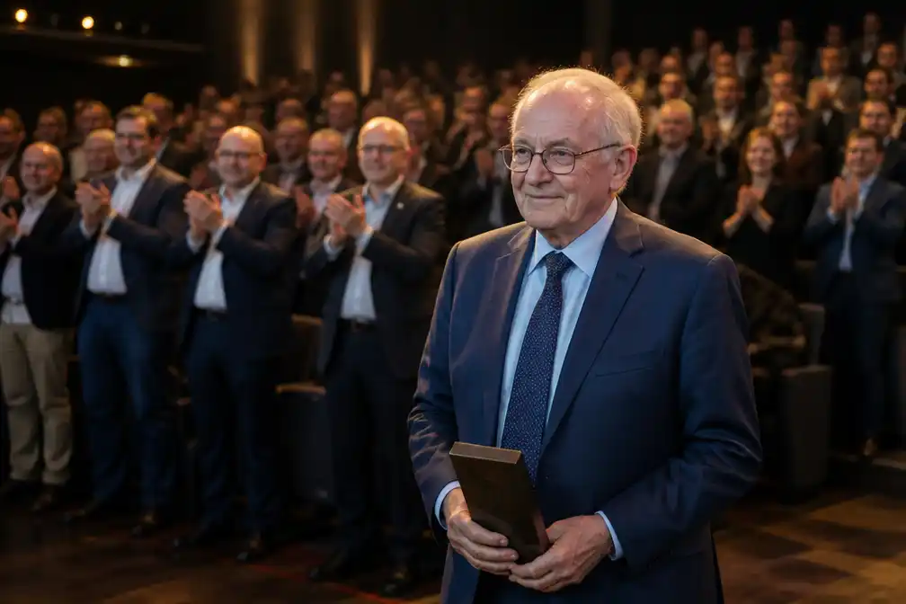 Ieper huldigt 95-jarige ondernemer Herman D'hulster met staande ovatie op eerste Ieper Awards