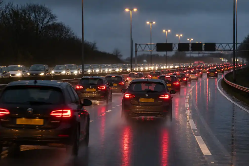 Regengebied en wintertijd maken avondspits op 27 oktober extra zwaar