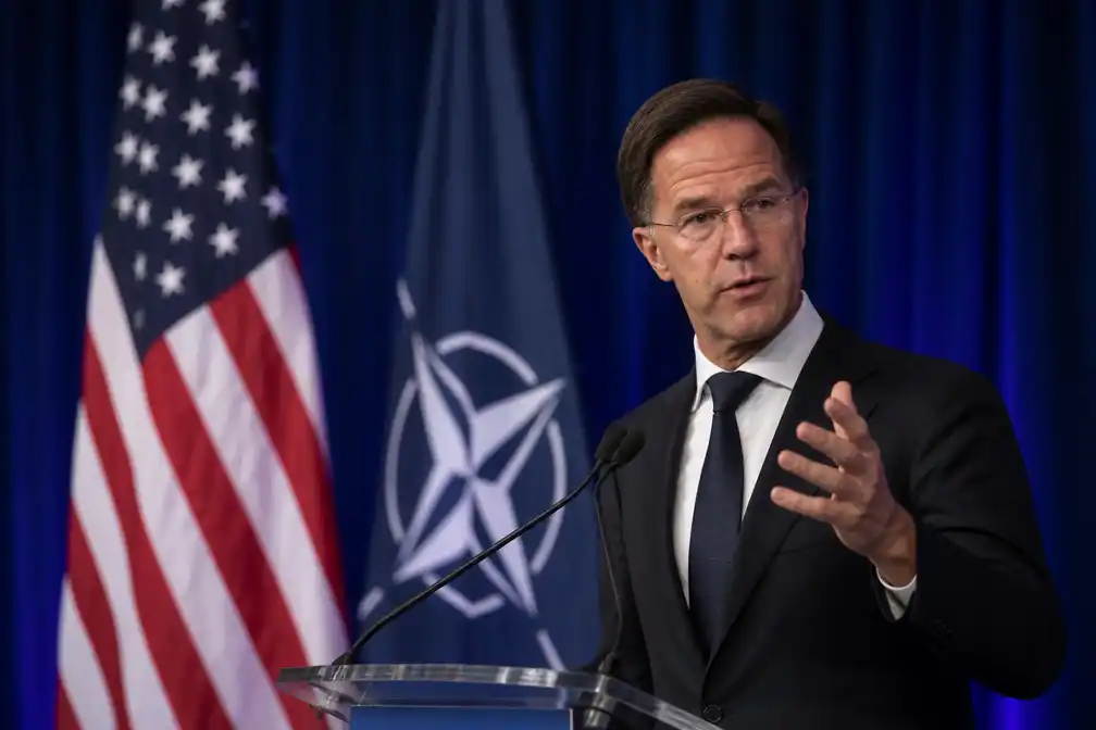 NAVO-chef Mark Rutte prijst VS als 'baken' bij 250-jarig jubileum
