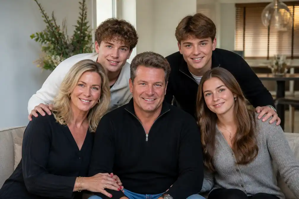 Wolter Kroes en gezin in realityserie Viva Familia op TLC en HBO Max