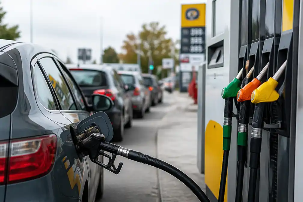 Brandstof in Nederland plotseling ongeveer half zo duur, benzine blijft prijzig