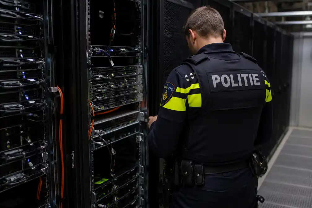 Politie neemt tientallen servers in Limburg in beslag in internationaal cyberonderzoek
