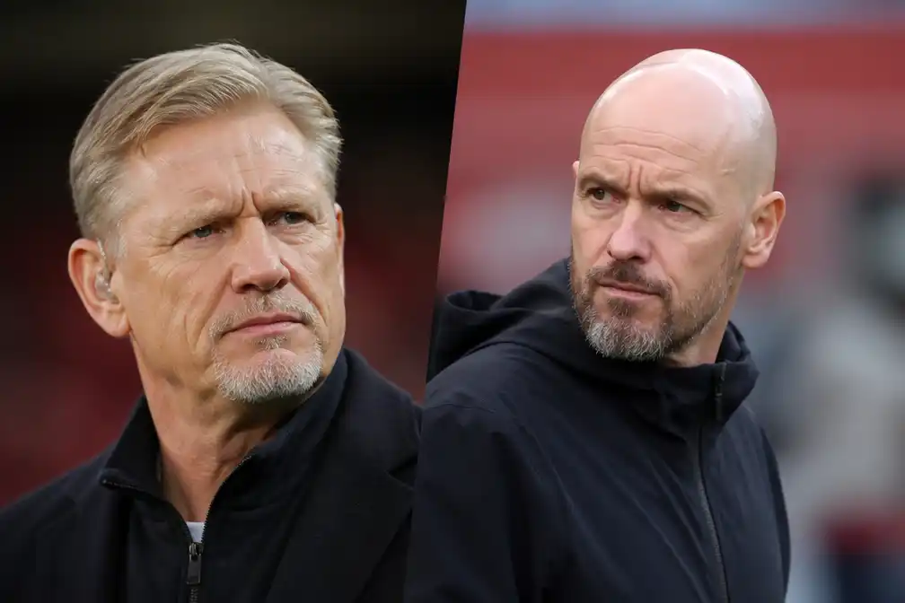 Schmeichel haalt uit naar Ten Hag: 'Rustig blijven en je mond houden'