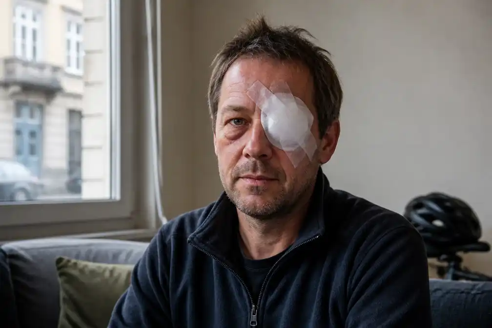 Fietser Laurent Nyssen (45) mogelijk blind aan één oog na verkeersagressie in Schaarbeek