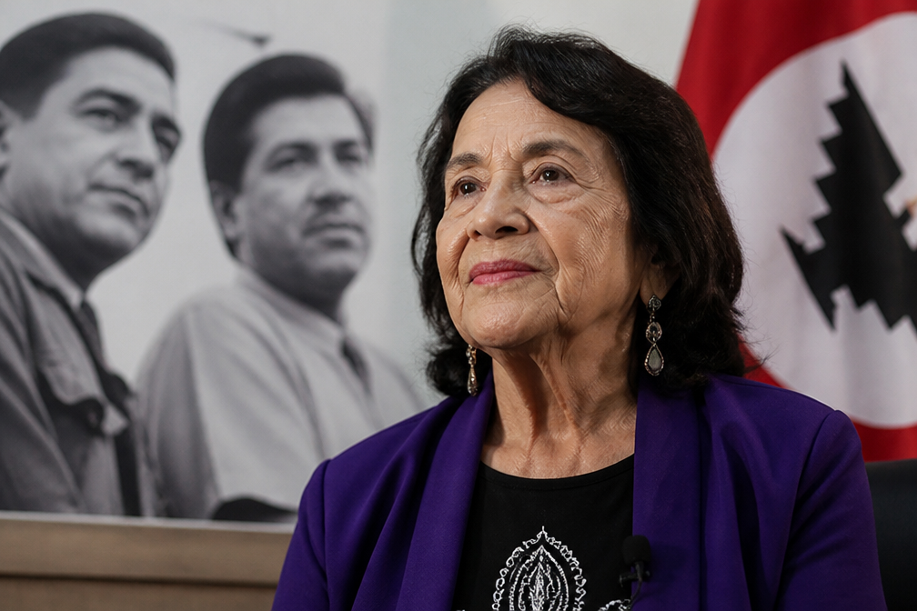Dolores Huerta, medeoprichter van United Farm Workers, overleden op 96-jarige leeftijd