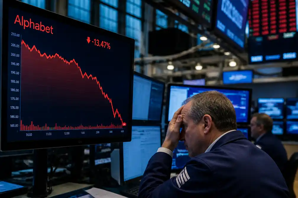 Alphabet 13 tot 14 procent lager op Wall Street na tegenvallende advertentie-inkomsten