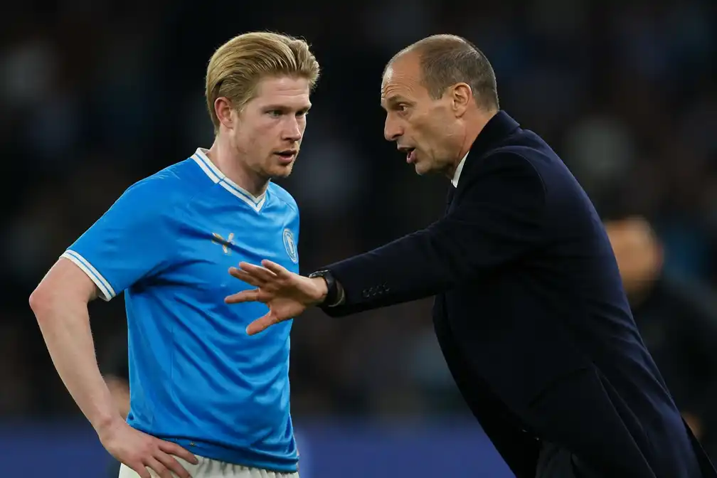 De Bruyne scoort opnieuw voor Napoli, maar diepere rol onder Allegri valt niet in zijn smaak