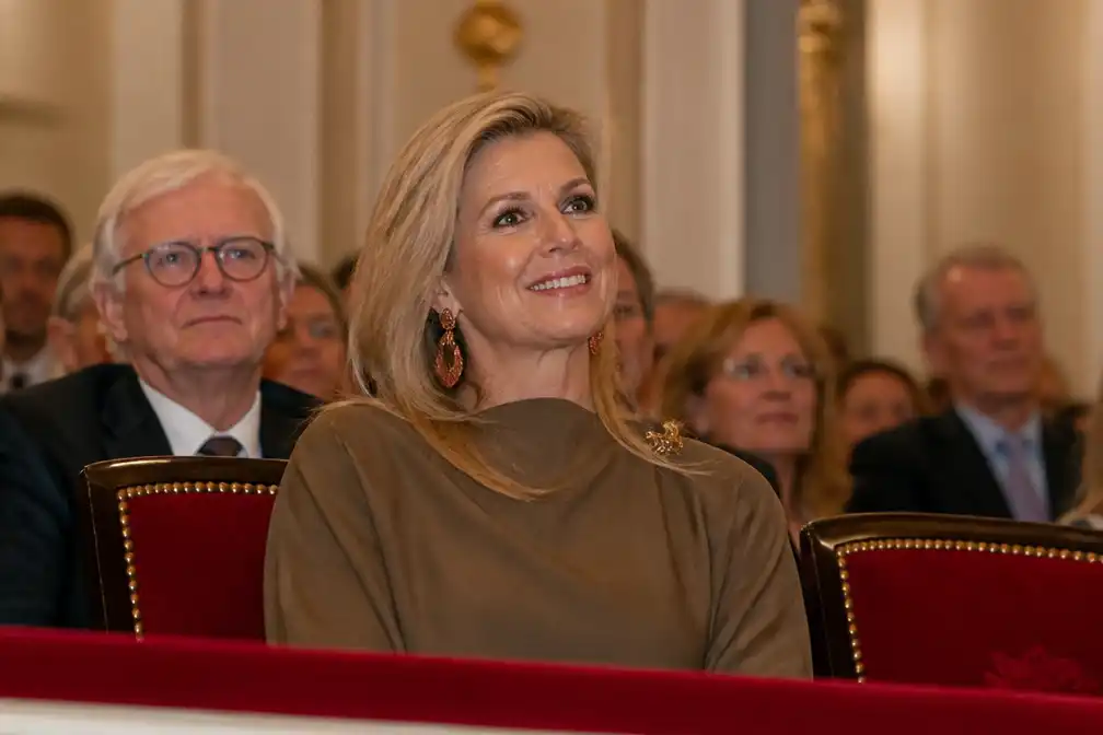 Koningin Máxima bij jubileumconcert 25 jaar Academie van het Concertgebouworkest