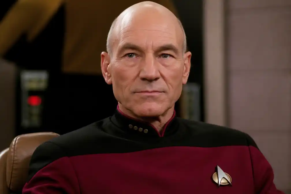 Star Trek-makers eren stem en uitstraling van overleden Patrick Stewart