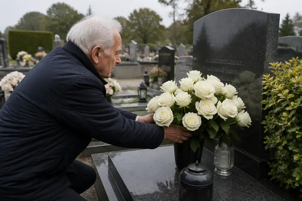 Hubert (85) legt al zestien jaar elke week witte rozen bij graf van echtgenote Rosette in Knokke-Heist