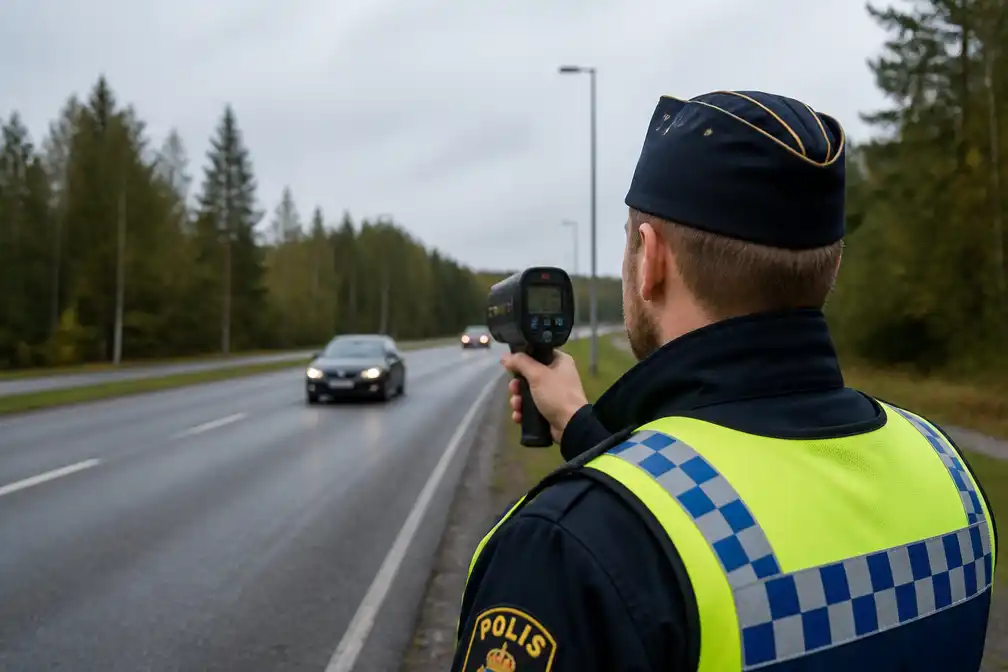 Zweedse agent ontslagen voor kwijtschelden boete collega bij 6 km/u te hard