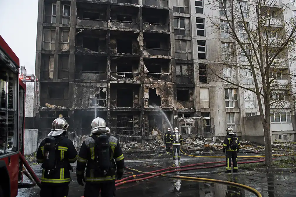 Drie lichamen gevonden na brand in flatgebouw Clermont-Ferrand, 21-jarige opgepakt