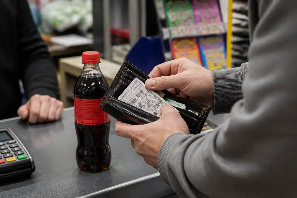 Amerikaan ontdekt pas na twee maanden winnend lot van 1 miljoen dollar in zijn portemonnee