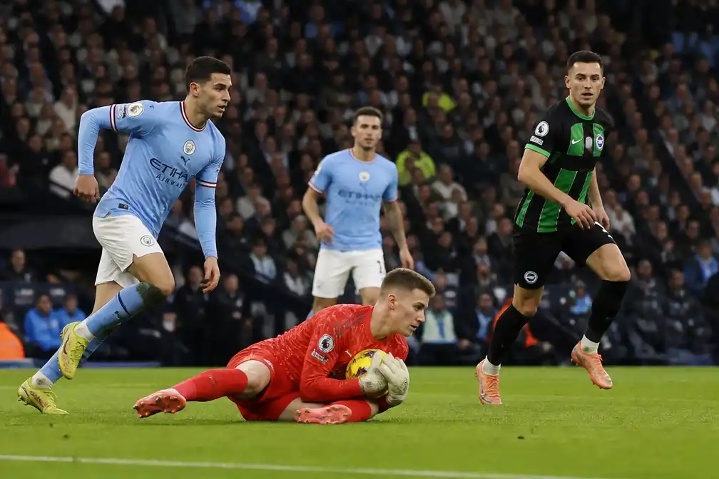 Manchester City verliest thuis met 0-1 van Brighton en lijdt tweede competitienederlaag op rij