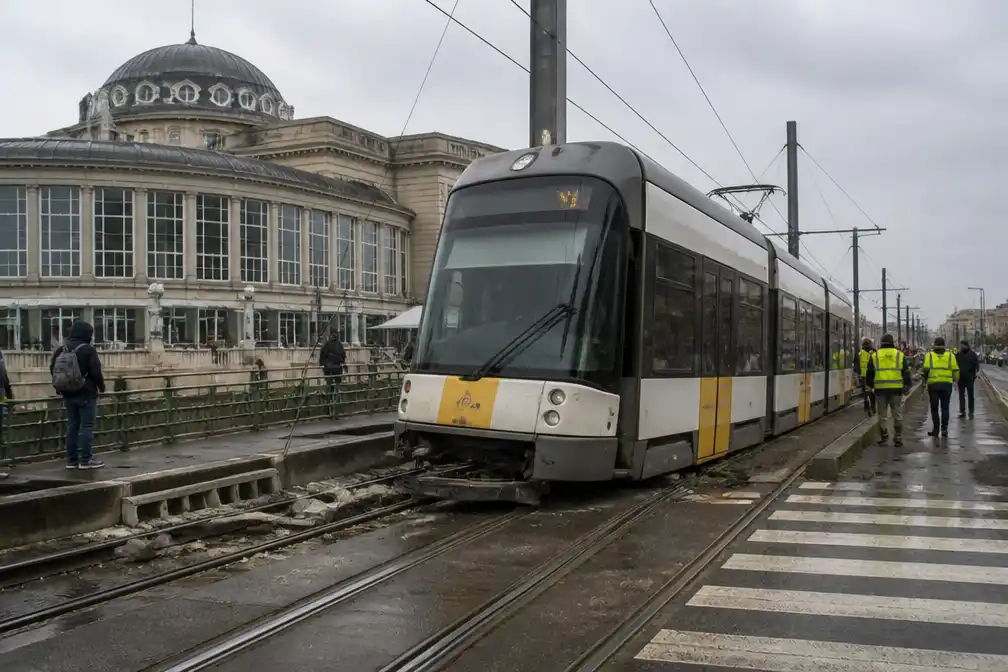 Tram ontspoord bij Thermae Palace in Oostende; geen gewonden, pendelbussen ingezet