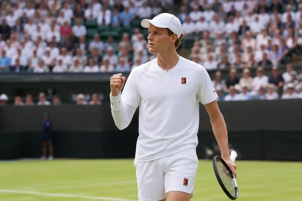 Sinner worstelt voorbij Borges in drie sets naar derde ronde Wimbledon