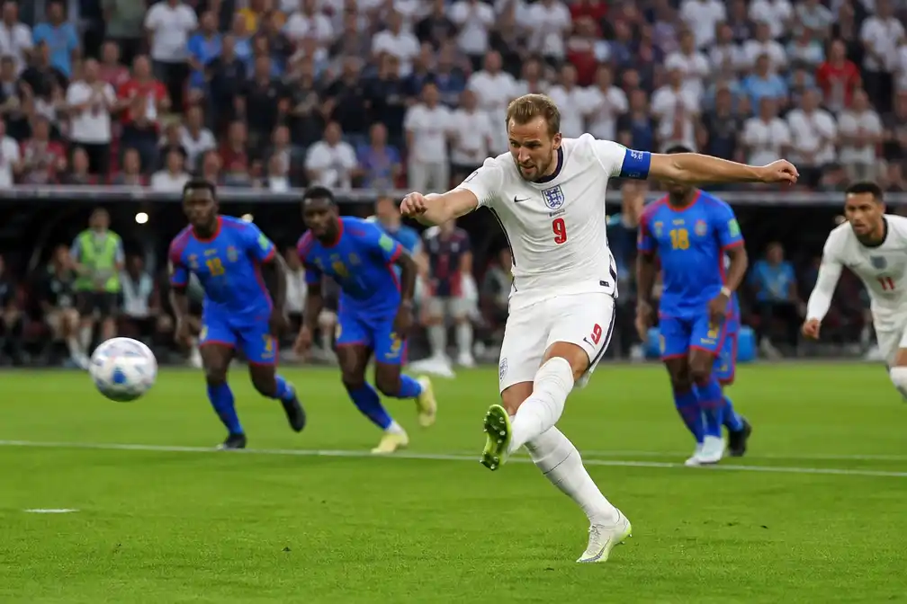 Kane schiet Engeland met raket naar zege op DR Congo