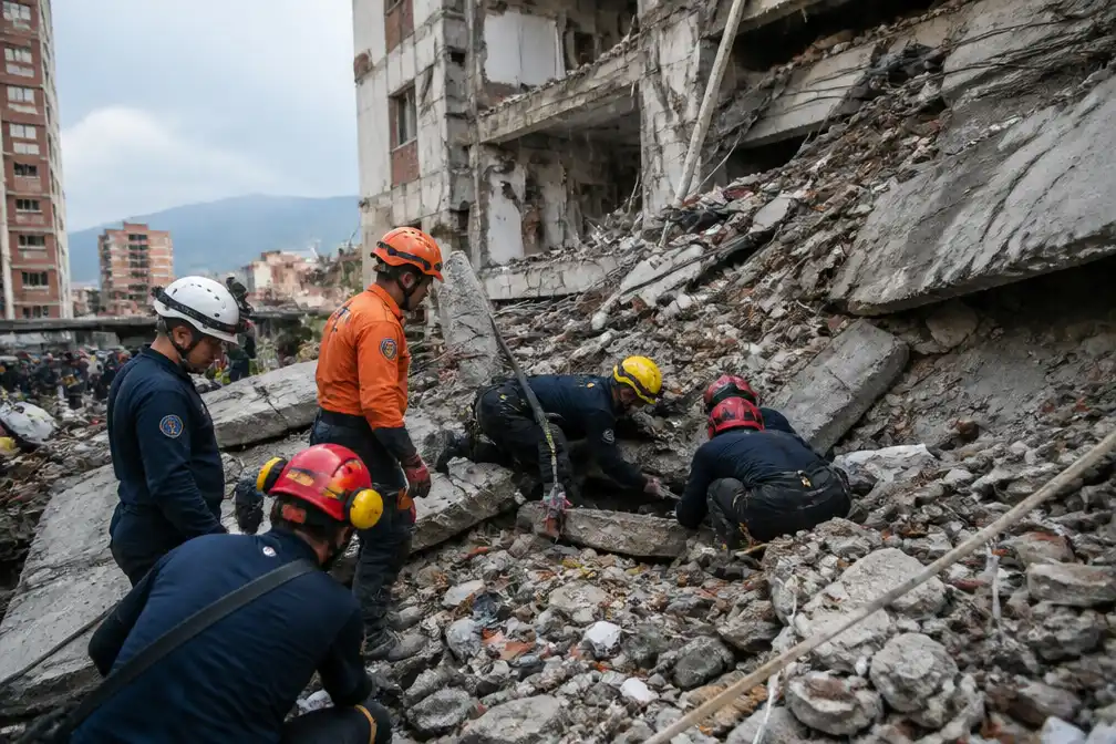 Beveiliger na acht dagen levend onder puin gehaald in Venezuela