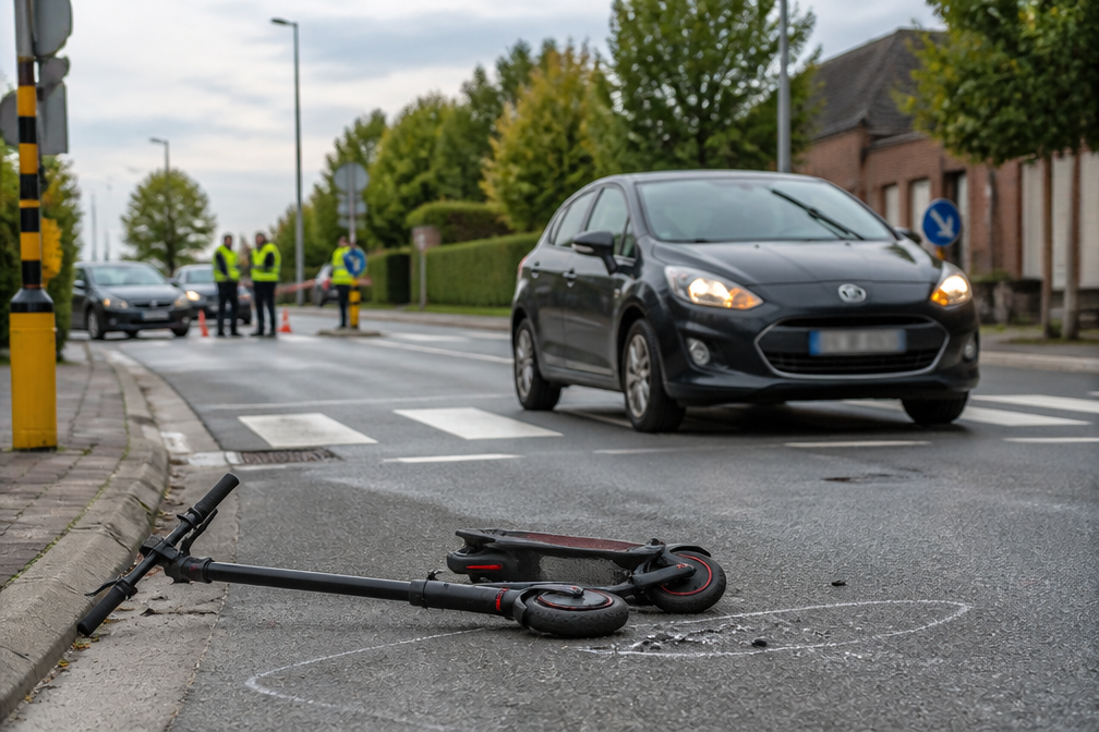 Stepper (32) levensgevaarlijk gewond bij aanrijding in Sint-Niklaas