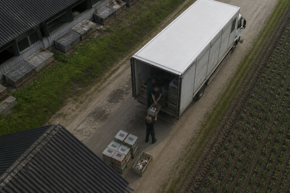 Dronebeelden tonen mishandeling konijnen bij Nederlandse fokkerijen, stelt Animal Rights