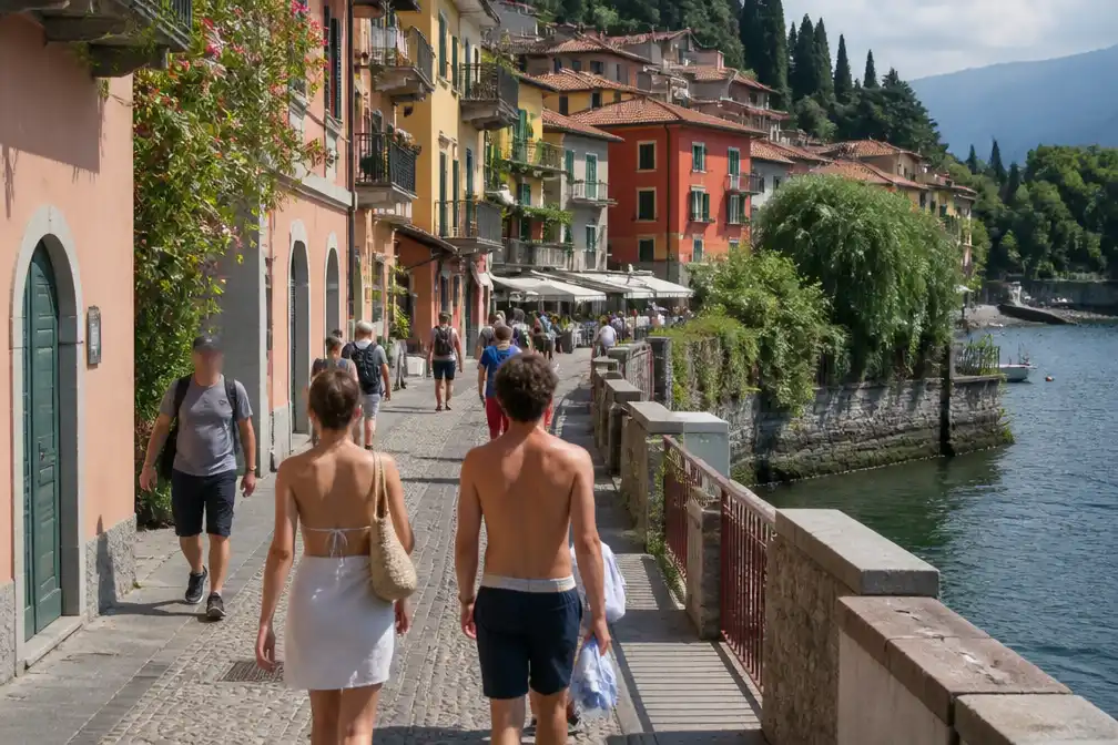 Italiaans dorp Varenna beboet toeristen tot 200 euro voor lopen in bikini of met bloot bovenlijf