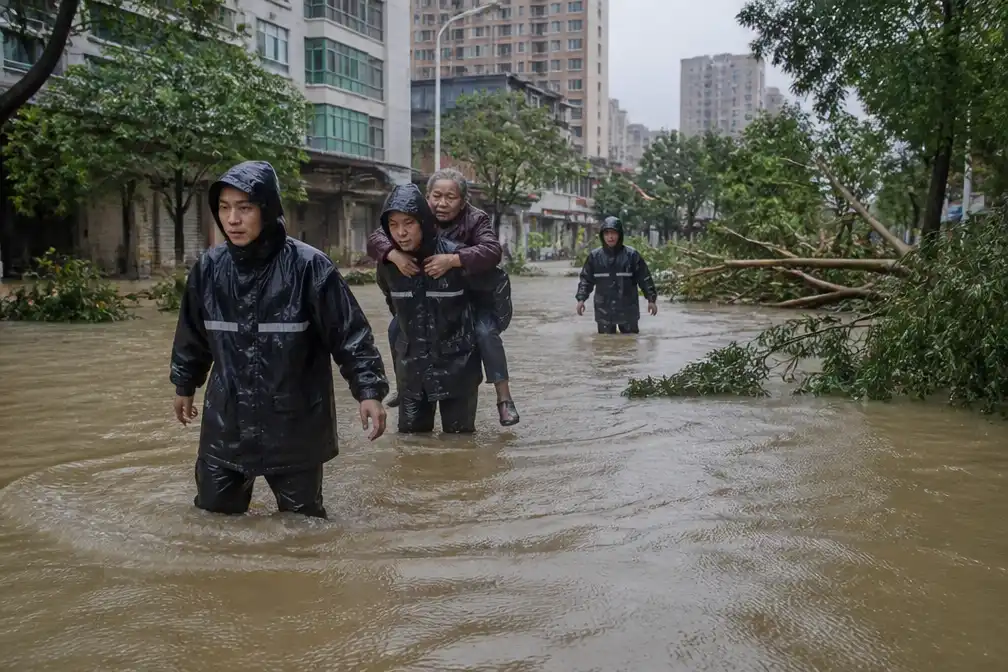 Typhoon Bavi afgezwakt tot tropische storm, veroorzaakt overstromingen in Oost-China