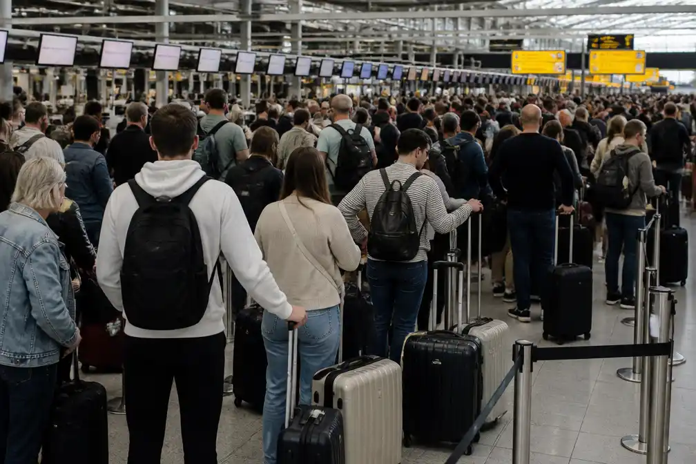 Lange rijen op Schiphol zorgen dat tientallen Transavia-vluchten missen