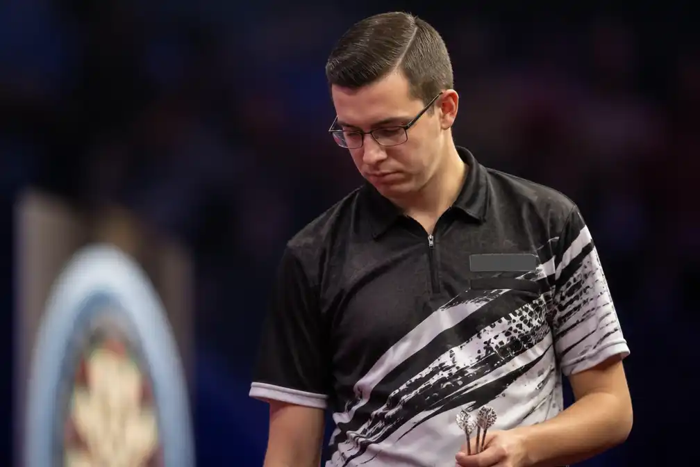 Gian van Veen realistisch voor World Matchplay: 'Ik speel niet als nummer 3 van de wereld'