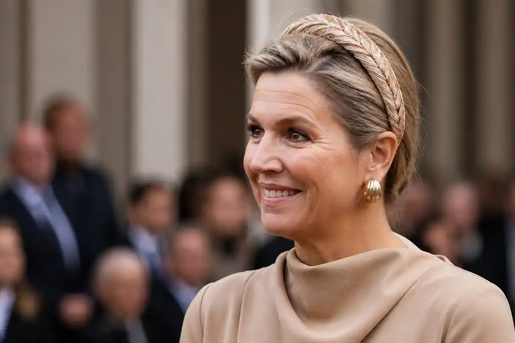 Koningin Máxima leent haarband van prinses Amalia, mogelijk van Temu
