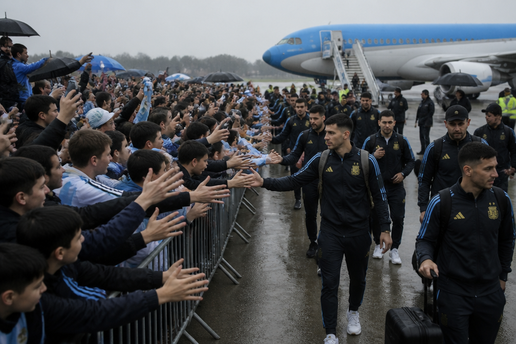 Argentijnse ploeg feestelijk onthaald na WK-nederlaag; FIFA onderzoekt vechtpartij Paredes