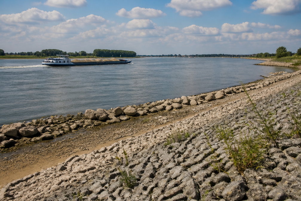 Afvoer Rijn neemt weer toe, meer ruimte in waterverdeling