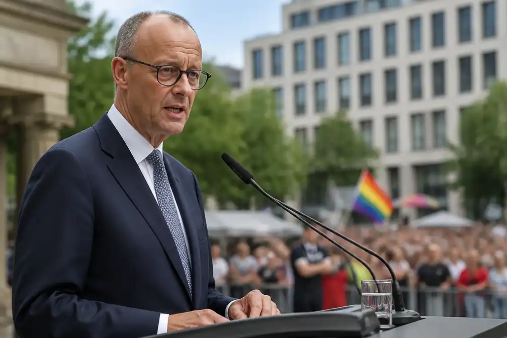 Merz belooft maatregelen na aanslag met auto op Pride in Berlijn