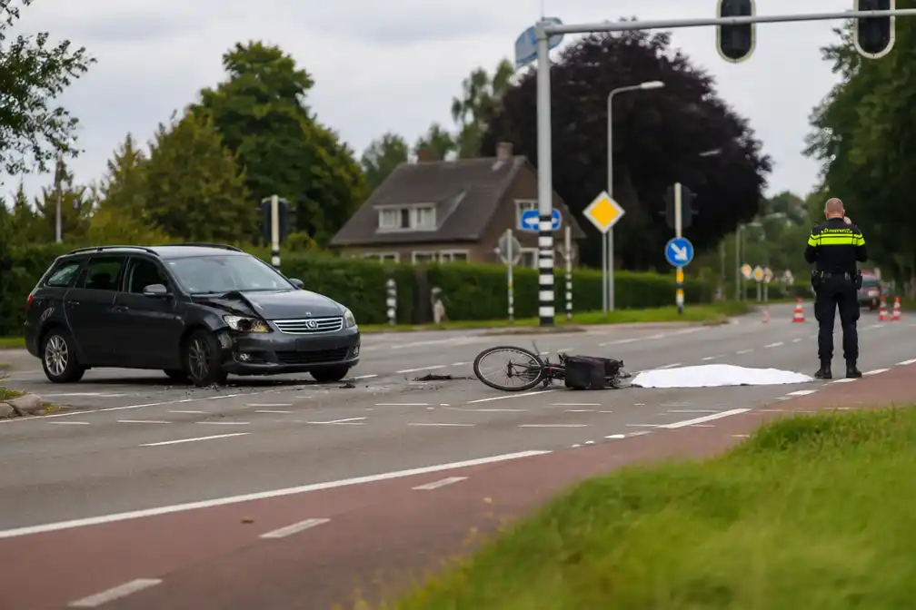 Fietser omgekomen bij verkeersongeval in Haaksbergen