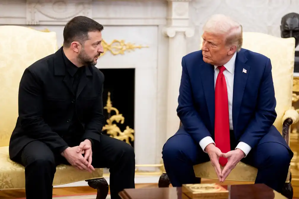Zelensky en Trump bespreken productie Patriot-raketten in Oekraïne in Witte Huis