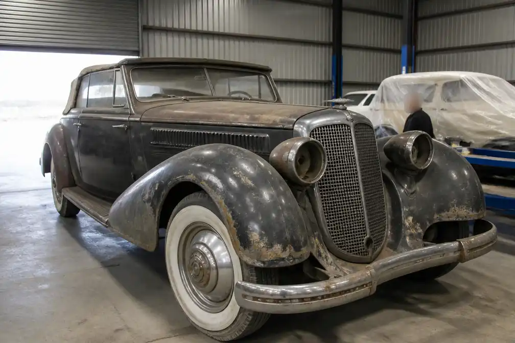 Mercedes van nazi-kopstuk Hermann Göring opgedoken in Australië, wordt gerestaureerd