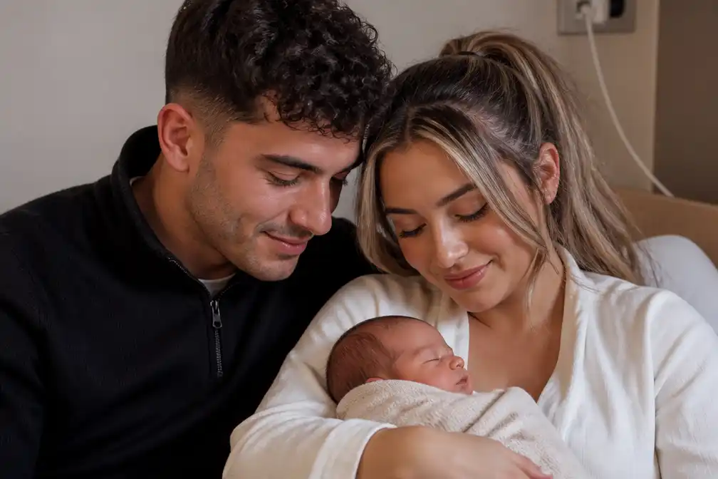 Realitykoppel Naomi Joël en Jay Zwarts verwelkomen eerste zoontje Lio